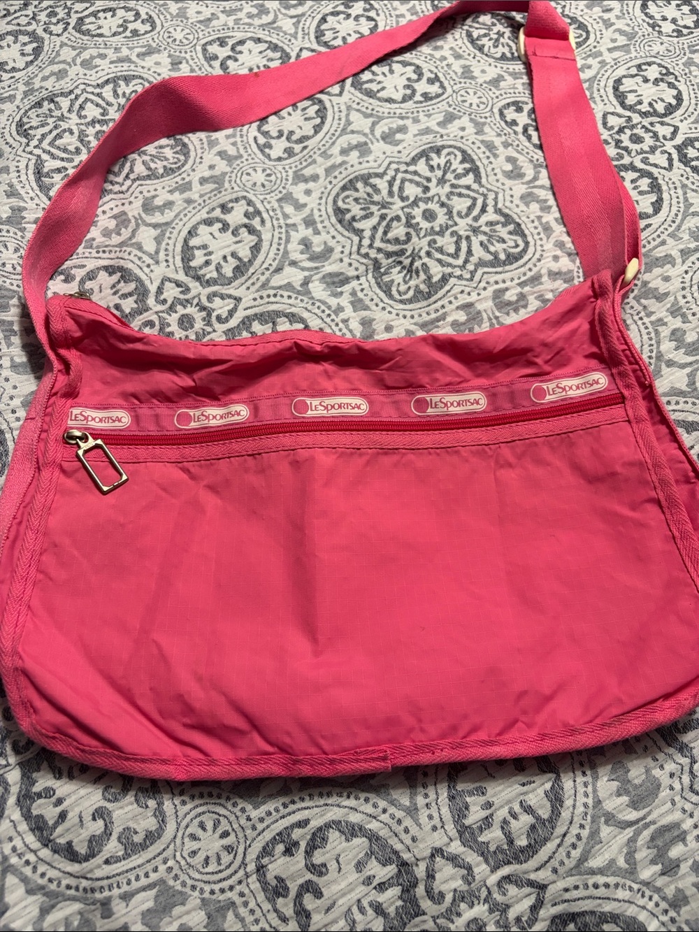 LeSportsac Pink  Nylon  Crossbody Bag